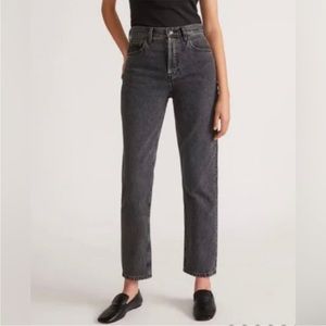 Everlane Womens Size 29 Regular The Cheeky Jean in Black